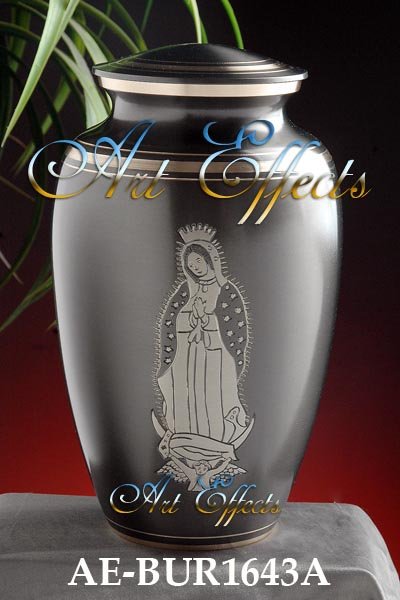 Manufacturers Exporters and Wholesale Suppliers of Our Lady of Guadalupe Brass Cremation Urn Farrukhabad Uttar Pradesh